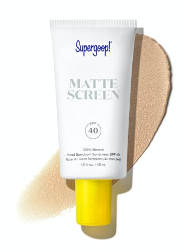 Supergoop! 100% Mineral Matte Screen Sunscreen SPF 40 1.5oz (45ml)