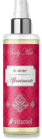Vitamol Body Mist Io sono Affascinante Acqua profumata Lozione Idratante Profumazione per il corpo 200 ml.