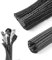 AiQInu 3M Gaine Cable Informatique, 13-22mm Extensible Manchon De Cache Cable, Peut Couper Gaine Cable Management Tressée, Protection du Cache CâBles pour Automobiles/TV/USB/Audio