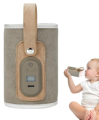 Baabyy - Calentador de biberones, 50 mm-80 mm, práctico calentador de leche baabyy | Calentadores de leche rápidos portátiles | calentadora de botellas, dispositivo de botellas para niños con