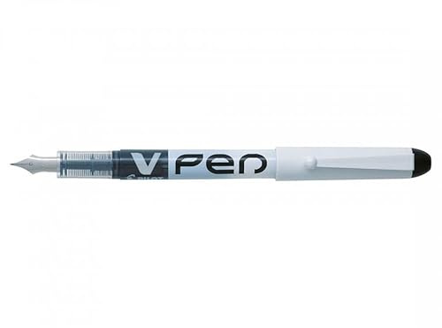 Pilot V-Pen Disposable Fountain Pen Black Pack of 12Black