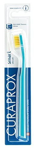 Curaprox CS Smart Spazzolino | Bambini E Adulti | Rimozione Ultra Delicata Della Placca | Testina Piccola Con 7.600 Filamenti in Curen | Confezione Singola