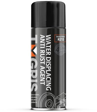 TYGRIS R213 WD Anti-Rust Agent – 400ml Water Displacement Spray | Penetrating Oil, Lubricant & Corrosion Protection | Silicone-Free Multi-Purpose Maintenance Spray