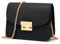 VINBAGGE Damen Umhängetasche Kleine Schultertasche Kette Tasche Clutch Mini Vintage Crossbody Bag für Hochzeit Party Disko - Schwarz