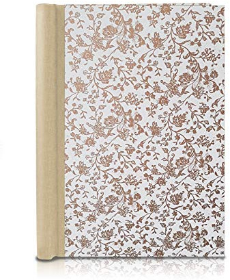 Klemmbinder Goldblumenranke Naturleinen, A5