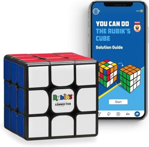 Der Originale Rubik vernetzt — intelligenter, digitaler, elektronischer Zauberwürfel, mit dem Sie Sich mit Knoblern auf der ganzen Welt messen können. App-aktiviertes STEM-Puzzle für alle Fähigkeiten