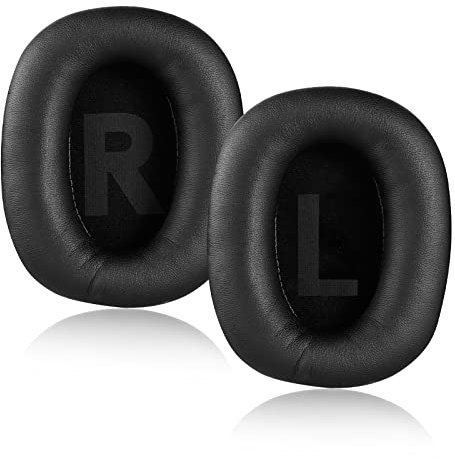 Laipuke 1 Paar Ersatz-Ohrpolster für Logitech G Pro X Kopfhörer, Mit Memory-Schaum und Proteinleder (Schwarz)