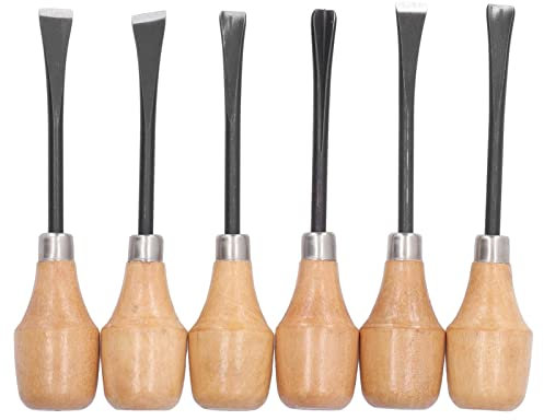 Set di Scalpelli per Intaglio del Legno, Taglierina Professionale per Intaglio dei Blocchi di Legno con Impugnatura Semisferica, Strumento per Intagliare Il Legno per Pittura Artistica