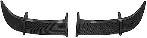 Rear Spoiler, Wind Reduction Aerodynamic Tail Wing, Carbon Fiber Style Automotive Enhancement for Compact Car Owners Daily Commuting Track Events Styling Enthusiasts