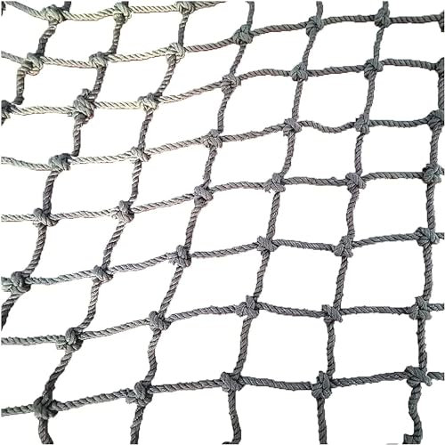 LNENW rete corda canapa Rete for struttura da arrampicata for bambini Rete di sicurezza for parco giochi for interni ed esterni Rete da arrampicata for carico Robusta e durevole Rete da arrampicata (