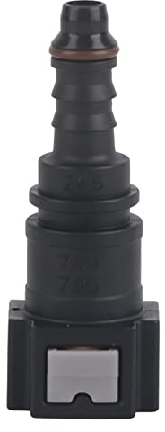Bränsleledningskoppling, bil, gas, bränsle, inline, slang, snabbkoppling för bränsleledning, ersättning för 8 mm bil, bränsleledning (svart)