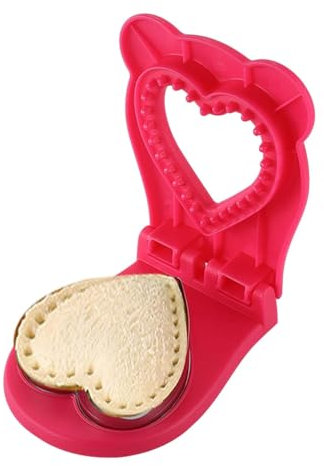 Acunny Taglierina per sandwich a forma di cuore per sandwich a forma di cuore | Taglierina a forma di cuore, taglierina per sandwich, strumento da dessert per la colazione della cucina
