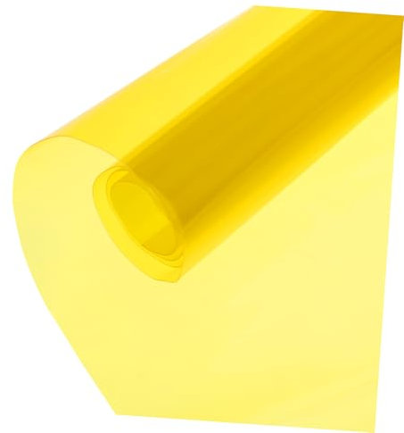 LALADEFIEE 30x60cm Auto Folie Für Scheinwerfer Nebelscheinwerfer Und Rücklichter Gelbe Vinyl Tönungsfolie Für Fahrzeugdekoration Langlebig Und Wetterbeständig Ideal Für Autoaufkleber Und