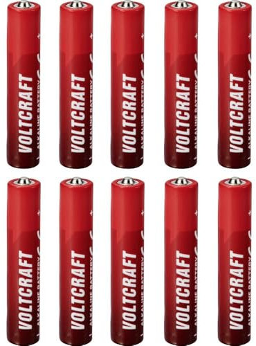 VOLTCRAFT VC-16108025 Batteria mini formato AAAA Mini (AAAA) Alcalina/manganese 1.5 V 500 mAh 10 pz.