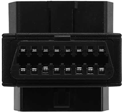 Ycauty Adaptador OBD2 Extensor de Diagnóstico Compacto para Dispositivos OBDII Plug and Play para Entusiastas y Mecánicos de Automóviles ABS Duradero