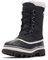 Sorel Caribou wasserdichte Schneestiefel für Damen, Schwarz (Black x Stone), 43 EU