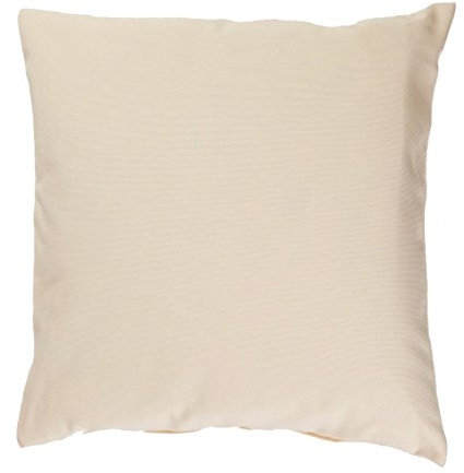 Hans-Textil-Shop Kissenbezug 30x30 Beige Baumwolle – einfarbige Kissenhülle Uni mit Reißverschluss, Sofakissen & Dekokissen