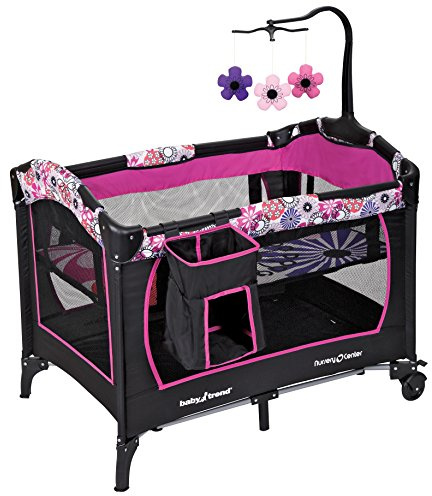 Baby Trend Nursery Center® Playard, Floral Garden
