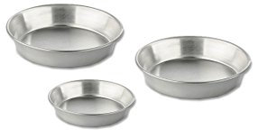 MINI TEGLIA IN ALLUMINIO PER PASTIERA CONFEZIONE DA 10 PZ  PASTIERINA  (8x2 cm (1905))