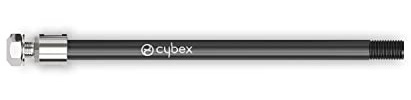 Cybex axelstång för Cybex-cykelkopplingar med drivaxel på 12 mm, 169-184 mm (M12 x 1.0), Svart