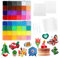 Moncolis 24000 Bügelperlen Set Steckperlen mit Platten Kleine Perlen in Organizerbox zum Basteln DIY Jungen Mädchen (Mini 2.6mm, 48 Farben)