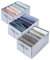 hinrey Schrank Organizer 5 * 3 Aufbewahrungsbox, waschbare und faltbare Aufbewahrungsbox, geeignet für Schlafzimmer, Kleiderschrank
