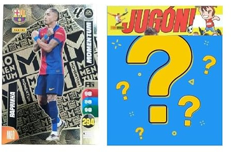 Momentum RAPINHA Barcelona + Revista JUGÓN (número Aleatorio) BALÓN DE Oro 2024 2025 Balon de Oro 24 25