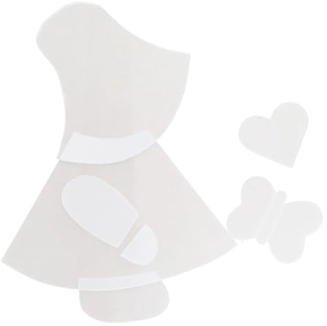 Sunbonnet Sue - Juego de regla de corte de plantilla de edredón, juego de plantillas de facturas de plástico, arte divertido, bricolaje, costura, manualidades, kit multiusos para principiantes B