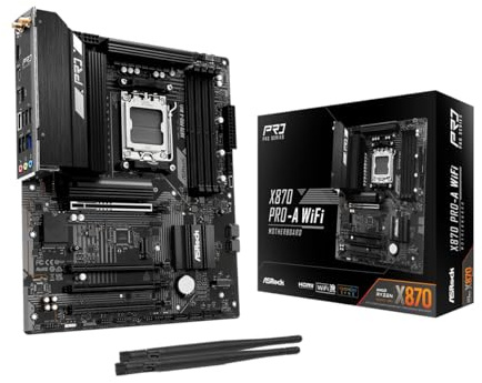 ASRock X870 PRO-A WIFI Amd X870 Am5 Atx 4 Ddr5 Hdmi 2 Usb4 Wi-Fi 7 2.5G Lan 3X M