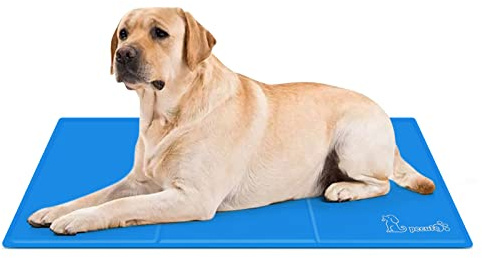 Pecute Alfombra Refrescante para Perro Actualización Engrosada 0.4mm 300D Oxford Alfombrilla de Refrigeración Automática para Animales de Compañía