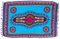 GURU SHOP Dashiki Bali Sarong, Wandbehang, Ethno Design Wickelrock, Sarongkleid, Herren/Damen, Blau, Synthetisch, Size:One Size, 160x115 cm