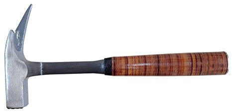 Latthammer Bau-Pro 600 g – geschmiedeter Zimmermannshammer aus poliertem Stahl, geraut, mit ergonomischem Ledergriff, Magnet-Nagelhalter & Nagelklaue – Profi-Hammer für Handwerk & Bau