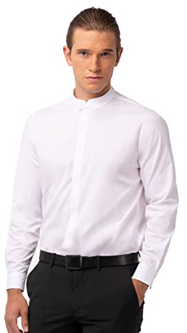Chef Works Men's Formel Shirt, White, Medium