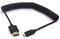 Tomost Coiled Micro HDMI to HDMI Cable, HDMI Male to Micro HDMI Male Adapter Lead Support 1080P 4K 3D for Hero, Sony A6500/A7, Camera (1.2 meter)