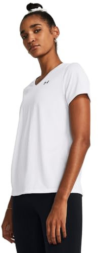 Under Armour Women's Tech SSV- Solid Shirt White