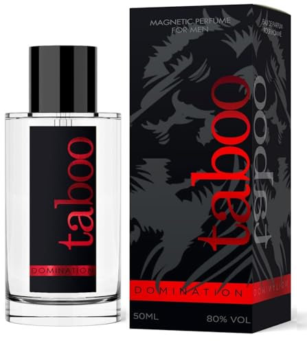 Taboo Domination for Him - Parfüm für Manner mit Pheromonen-Effekt Aphrodisiakum für Männer Perfume Zerstäuber für unterwegs Pheromones Perfume long lasting 50ML