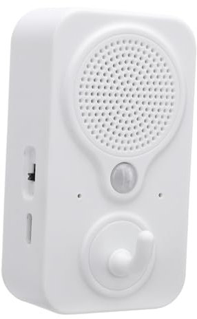 Motion Sensor Activated Voice Player for Shop, Multi Language Support Activated Voice Reminder, DIY Recording Sounds Player Door Greeter for Home Business Store