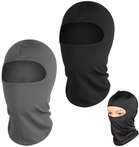 pcsfoe 2 Stück Sturmhaube Kinder,Sturmhaube,Sturmmaske,Sturmhaube Motorrad,Balaclava,Geeignet Zum Skifahren, Snowboarden, Skaten, Radfahren, Motorradfahren, Reiten, Angeln, Wandern