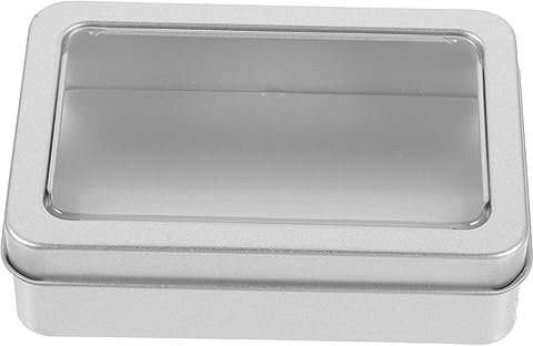 Toyvian Scatola per in Metallo Custodia Portatile per Design e Resistente per Giochi da Tavolo e Accessori Facile da Trasportare e per Appassionati Giochi