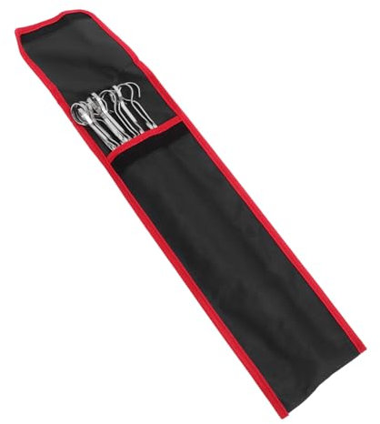 TOYANDONA 12pezzi Spiedini in Metallo Per Barbecue Spiedini Riutilizzabili in Inossidabile Per Kebab Lunghi Per Grigliare Carne Salsicce Verdure Con Custodia Per Trasporto All