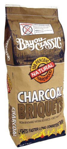 Bayou Classic 500-416, 16-lbs Bag Natural Charcoal Briquets