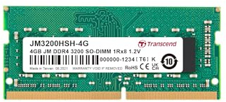 Transcend Hsh-4G Memory Module 4 Gb 1 X 4 Gb Ddr4 3200 Mhz, W128289608 (4 Gb Ddr4 3200 Mhz)