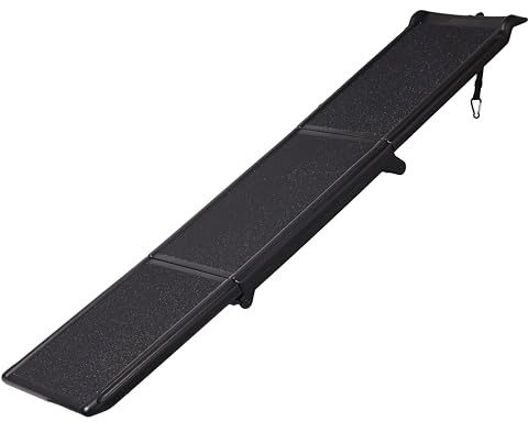 Lanco - Rampa per animali domestici. Pieghevole in 3 pezzi per un facile trasporto. Molto resistente e antiscivolo. Accesso facile e sicuro per cani e gatti. Molto grande: Misure: 182 x 41 x 5 cm.
