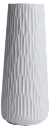 XDAWQP Vaso per Fiori, vasi in Ceramica per Fiori, Vaso in Ceramica Bianca per la Decorazione della casa, Vaso a Tulipano, vasi Grandi da 11 Pollici per centrotavola Moderni, ad,Large