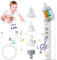 Anluomania Nasensauger Baby Elektrisch, Elektrisch Nasensauger Baby, Elektrischer Nasenreiniger mit 5 Saugstufen und 3 Silikonspitzen Nasal Aspirator, Musik, Licht und Aufbewahrungsbox