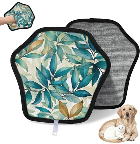 WowPrint Gant d'épilation de poils d'animaux pour chat et chien - Réutilisable - Électrostatique - Brosse pour canapé, vêtements, tapis, meubles, siège de voiture