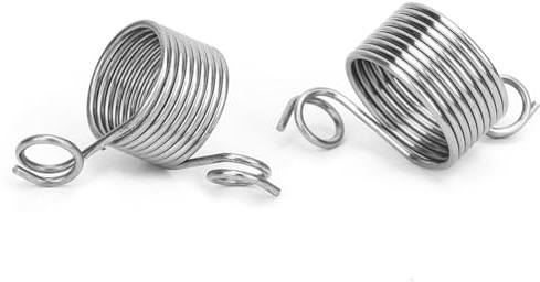 TARSHYRY Anello per Ditale per Maglieria a Spirale in Acciaio Inossidabile per un Controllo Regolare del Filato, Strumento Artigianale Leggero, Confezione da 2, Ideale per Progetti di Lavoro a