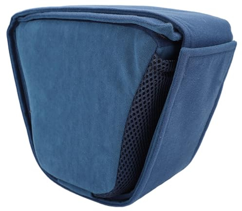 Dioche Separador de Rodillas con Cuña, Almohada Separadora de Rodillas con Cuña, Cojín Separador de Piernas de Gel con Correa para Máxima Comodidad y Soporte