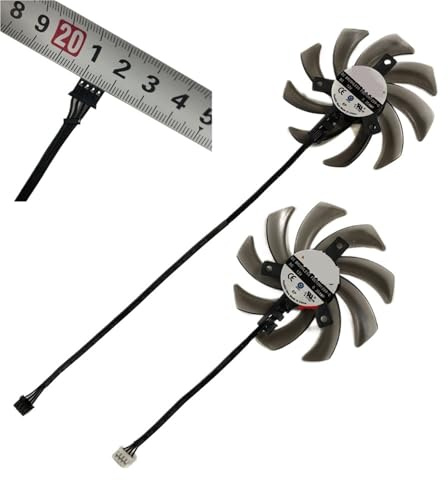 2 unids/set TH9210S2H-PAA01 GA91S2U FDC10H12S9-C, ventilador de tarjeta gráfica, enfriador GPU, for 2080 2070 2060(9mm Plug FDC10H12S)
