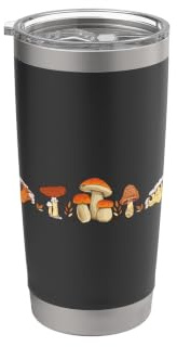 Champignons Cueilleur de champignons Mushrooms Champignon Gobelet isotherme en acier inoxydable double paroi